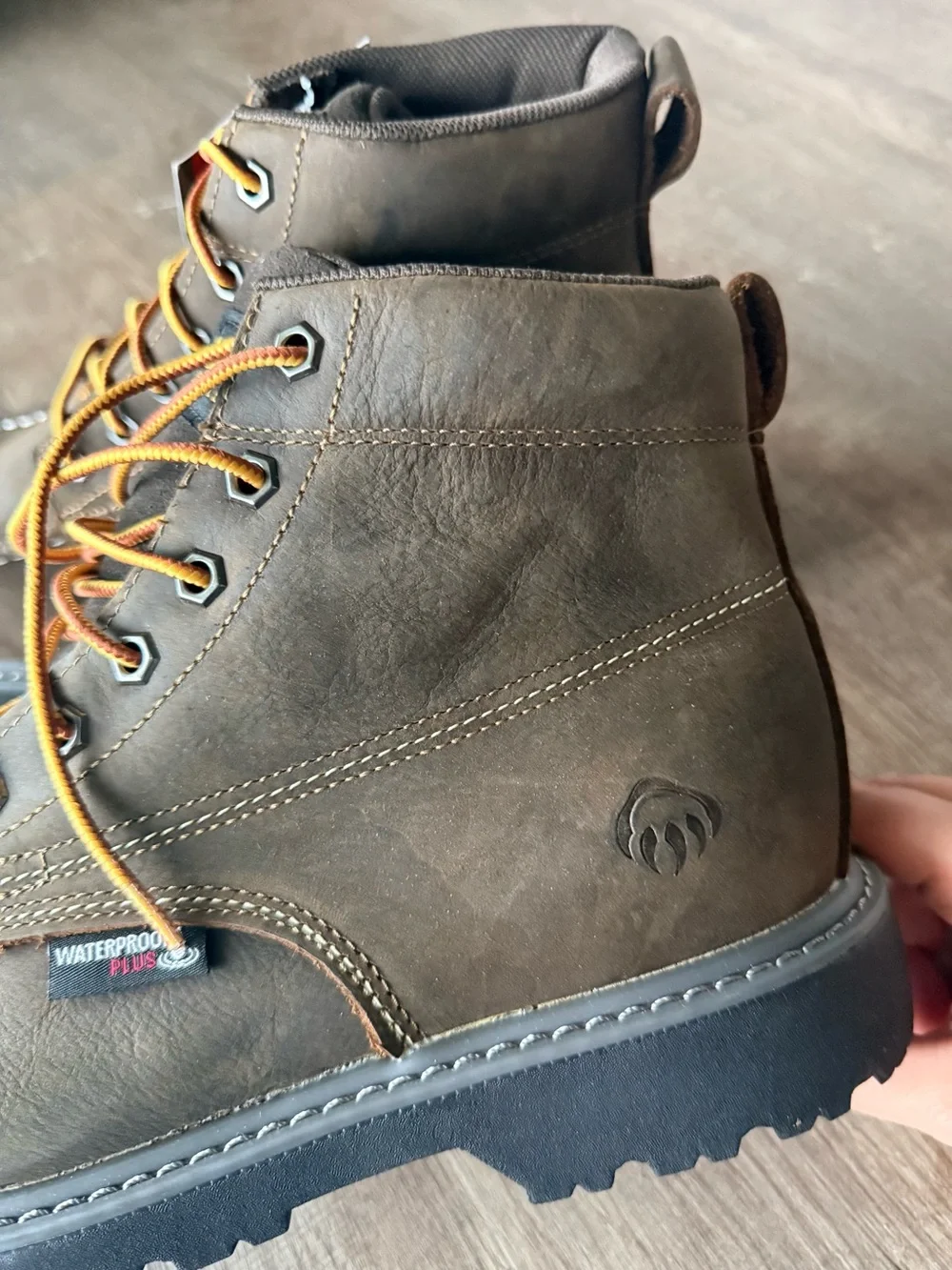 Men’s Wolverine Floorhand Moc-Toe 6” Steel Toe Work Boots
